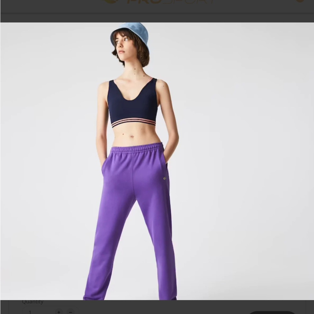 Lacoste Sport Bra size M NEW WITH TAGS